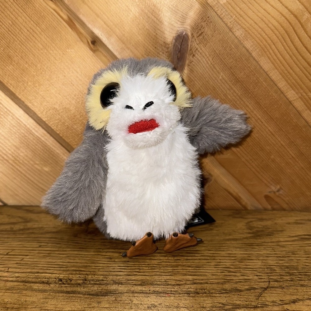 Disney Star Wars Baby Porg Plush‎ 5.5" The Last Jedi Toy Plastic Feet